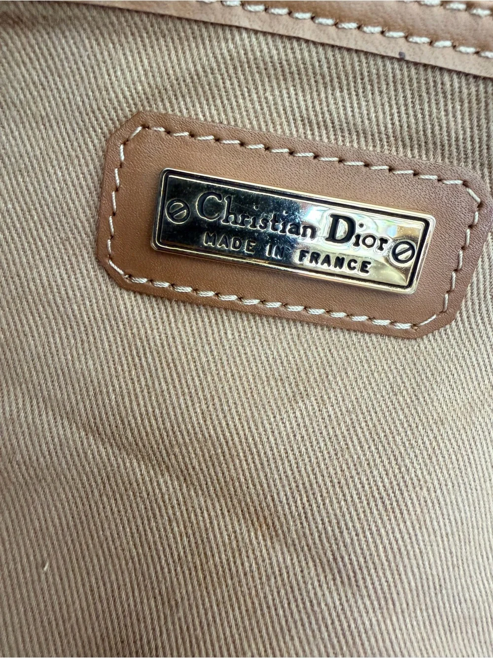 CHRISTIAN DIOR Vintage Honeycomb Monogram Boston Weekender Travel Bag Pristine